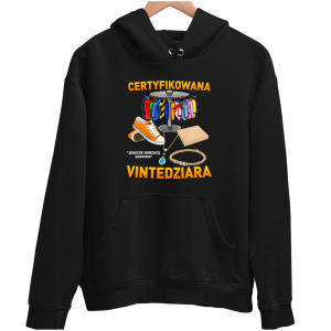 CERTYFIKOWANA VINTEDZIARA Zabawna śmieszna BLUZA UNISEX na PREZENT