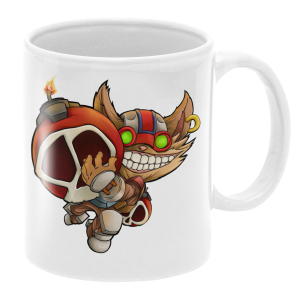 ZIGGS ZABAWNY KUBEK LEAGUE OF LEGENDS na PREZENT URODZINY 330ml +OPAKOWANIE