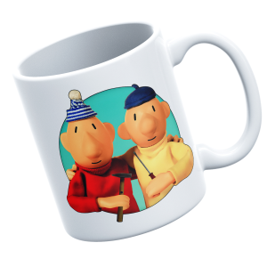 KUBEK SĄSIEDZI PAT i MAT ZABAWNY ŚMIESZNY PREZENT URODZINY 330ml + OPAKOWANIE