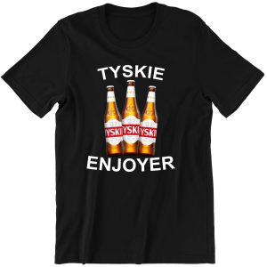 TYSKIE ENJOYER ZABAWNA śmieszna KOSZULKA na PREZENT URODZINY
