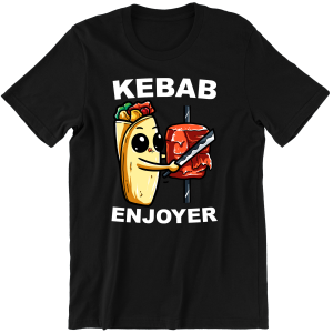 KEBAB ENJOYER ZABAWNA śmieszna KOSZULKA na PREZENT URODZINY