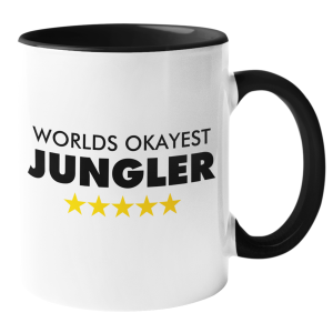 KUBEK LEAGUE OF LEGENDS JUNGLER PREZENT na URODZINY 330ml +OPAKOWANIE+TEKST