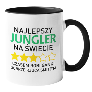 KUBEK LEAGUE OF LEGENDS NAJLEPSZY JUNGLER PREZENT 330ml +OPAKOWANIE + TEKST