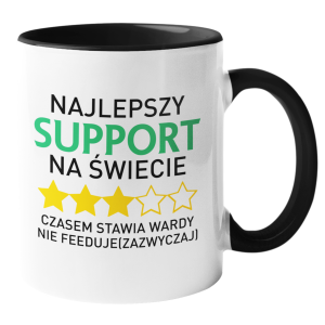KUBEK LEAGUE OF LEGENDS NAJLEPSZY SUPPORT PREZENT 330ml +OPAKOWANIE + TEKST