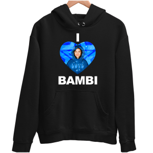 I LOVE BAMBI Zabawna śmieszna BLUZA UNISEX na PREZENT