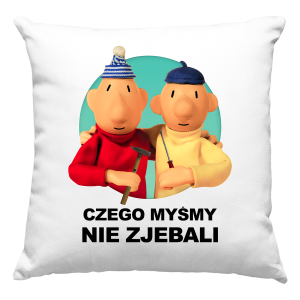 SĄSIEDZI CZEGO MYŚMY NIE zabawny PREZENT PODUSZKA + WYPEŁNIENIE 40x40cm