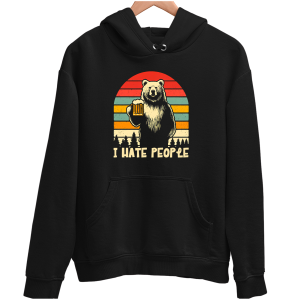 I HATE PEOPLE śmieszna zabawna BLUZA UNISEX na PREZENT URODZINY
