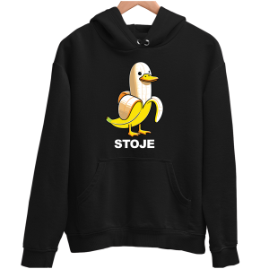BANANOWA KACZKA "STOJE" śmieszna zabawna BLUZA UNISEX na PREZENT URODZINY