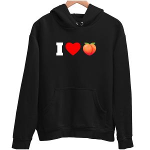 I LOVE BRZOSKWINIA (Peach) śmieszna zabawna BLUZA UNISEX PREZENT URODZINY