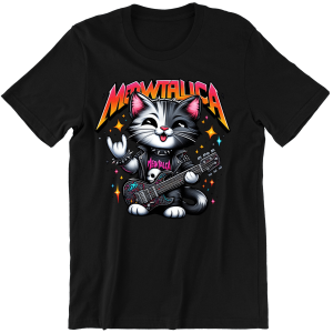 METALLICA Meowtallica śmieszna KOSZULKA na KONCERT PREZENT URODZINY 