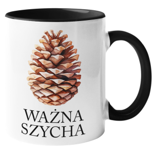 KUBEK DO PRACY WAŻNA SZYCHA zabawny śmieszny PREZENT 330ml + OPAKOWANIE