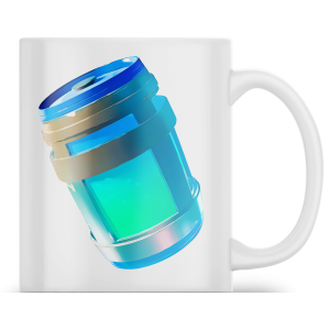 KUBEK FORTNITE BECZKA ZABAWNY ŚMIESZNY PREZENT URODZINY 330ml + OPAKOWANIE