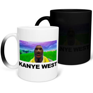 MAGICZNY KUBEK KANYE WEST FORTNITE ŚMIESZNY PREZENT 330ml + OPAKOWANIE