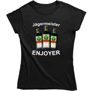 JAGERMEISTER ENJOYER śmieszna zabawna DAMSKA KOSZULKA na PREZENT URODZINY