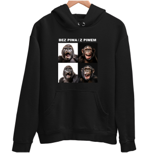 MAŁPISZON BEZ PIWA / Z PIWEM śmieszna zabawna BLUZA UNISEX PREZENT URODZINY ŚWIĘTA  