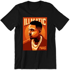 KOSZULKA męska RAP ILLMATIC NAS HIP HOP PREZENT