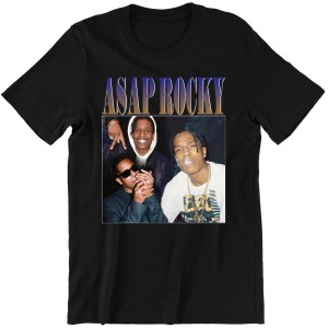 KOSZULKA męska RAP ASAP Rocky BOOTLEG