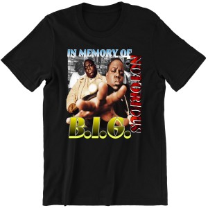 KOSZULKA męska RAP BIGGIE NOTORIOUS BOOTLEG