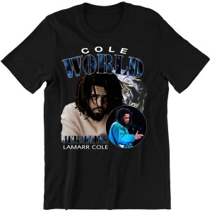 KOSZULKA męska RAP BOOTLEG JERMAINE COLE Vintage