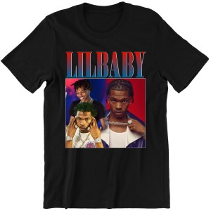 KOSZULKA męska RAP BOOTLEG LIL BABY Vintage Retro