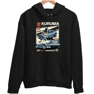 BLUZA z KAPTUREM JDM unisex dla FANA PREZENT na URODZINY ŚWIĘTA