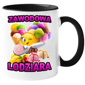 KUBEK LODZIARA zabawny PREZENT na URODZINY ŚWIĘTA 330ml + OPAKOWANIE