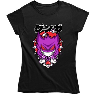 DAMSKA KOSZULKA POKEMON GENGAR KOSZULKA PREZENT
