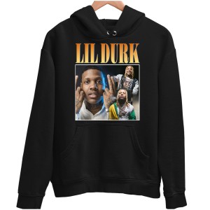 BLUZA UNISEX HIP HOP RAP BOOTLEG LIL DURK Vintage