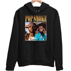 BLUZA UNISEX HIP HOP RAP BOOTLEG Pop Smoke Vintage