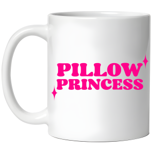 KUBEK PILLOW PRINCESS zabawny śmieszny PREZENT URODZINY 330ml + OPAKOWANIE