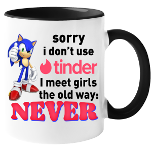 KUBEK TINDER zabawny śmieszny PREZENT URODZINY święta 330ml + OPAKOWANIE