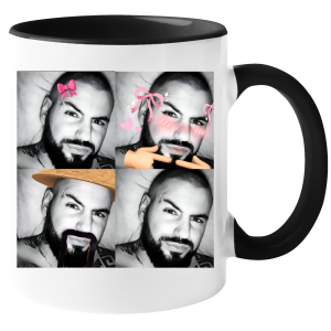 KUBEK BISEKS zabawny śmieszny PREZENT URODZINY święta 330ml + OPAKOWANIE