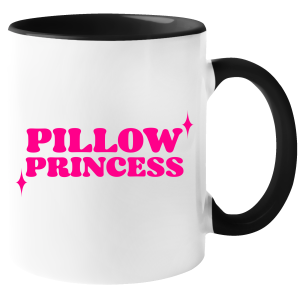 KUBEK PILLOW PRINCESS zabawny śmieszny PREZENT URODZINY 330ml + OPAKOWANIE