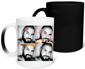 MAGICZNY KUBEK BISEKS zabawny śmieszny PREZENT URODZINY 330ml + OPAKOWANIE