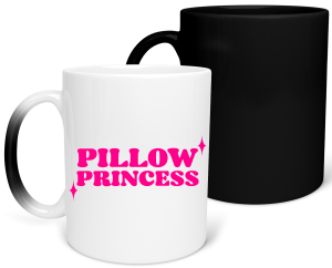 MAGICZNY KUBEK PILLOW PRINCESS zabawny PREZENT URODZINY 330ml + OPAKOWANIE