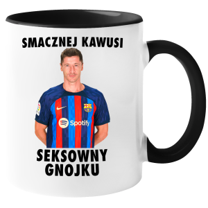 KUBEK SMACZNEJ KAWUSI SEKSOWNY GNOJKU ROBERT LEWANDOWSKI PREZENT URODZINY