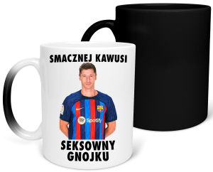 MAGICZNY KUBEK SMACZNEJ KAWUSI SEKSOWNY GNOJKU ROBERT LEWANDOWSKI PREZENT