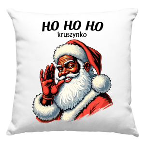 ŚWIĄTECZNA PODUSZKA HOHOHO KRUSZYNKO PREZENT PODUSZKA + WYPEŁNIENIE
