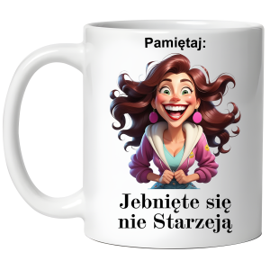 KUBEK zabawny ŚMIESZNY PREZENT dla ŻONY KOLEŻANKI DZIEWCZYNY + OPAKOWANIE