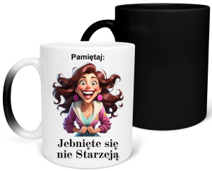 MAGICZNY KUBEK zabawny ŚMIESZNY PREZENT dla ŻONY KOLEŻANKI DZIEWCZYNY + OPAKOWANIE