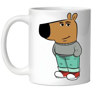 KUBEK CHILL GUY zabawny PREZENT na URODZINY ŚWIĘTA 330 ml + OPAKOWANIE 