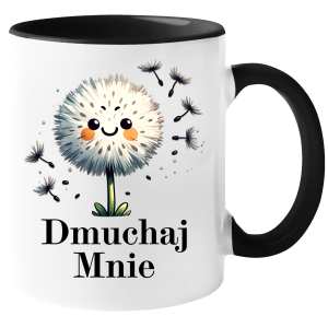 KUBEK DMUCHAJ MNIE zabawny PREZENT na URODZINY ŚWIĘTA 330 ml + OPAKOWANIE