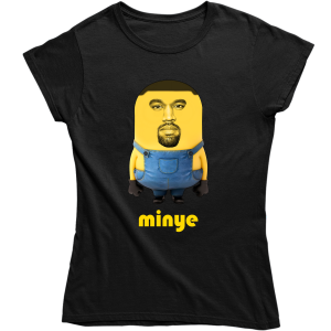 MINYE KANYE WEST minonki ZABAWNA damska KOSZULKA PREZENT ŚWIĘTA