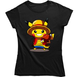 DAMSKA KOSZULKA PIKACHU x ONE PIECE POKEMONY