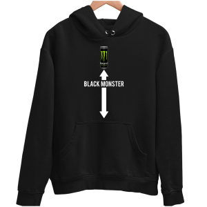 BLACK MONSTER zabawna BLUZA UNISEX PREZENT na URODZINY ŚWIĘTA