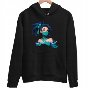 AKALI League Of Legends ARCANE BLUZA unisex PREZENT na URODZINY ŚWIĘTA 