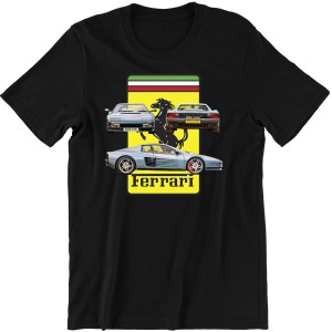KOSZULKA MĘSKA FERRARI dla FANA MOTORYZACJI