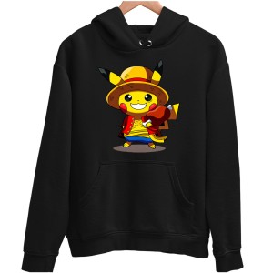 ZABAWNA BLUZA unisex PIKACHU x ONE PIECE POKEMONY