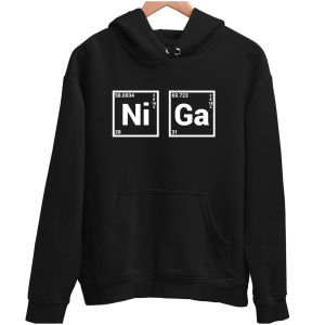 NIGA Ni - Nickel, Ga - Gallium zabawna BLUZA UNISEX PREZENT na URODZINY ŚWIĘTA