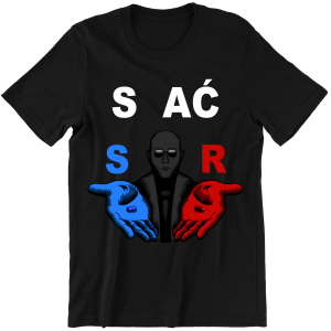 MATRIX SSAĆ czy SRAĆ ? śmieszna KOSZULKA na PREZENT URODZINY ŚWIĘTA